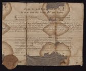 Land grant patent to James Barrow of Pitt County